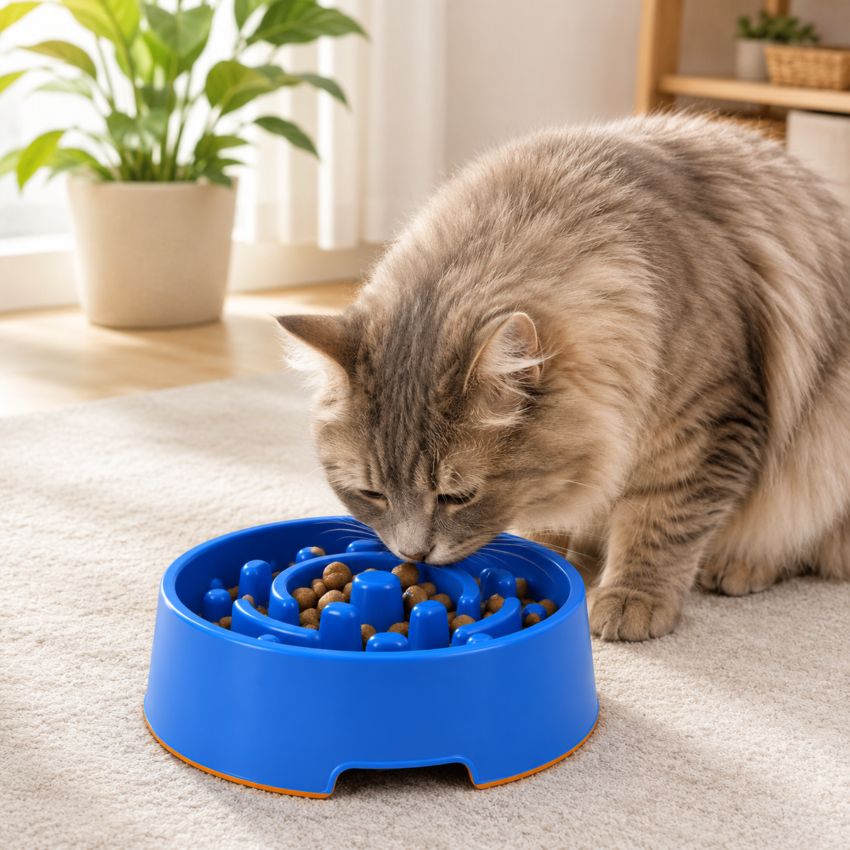 Slow Feeder Cat Bowl (2)
