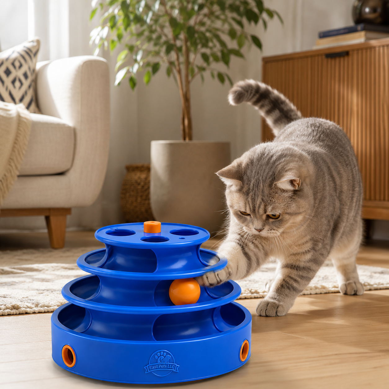 3-Tier Cat Ball Tower - Image 4
