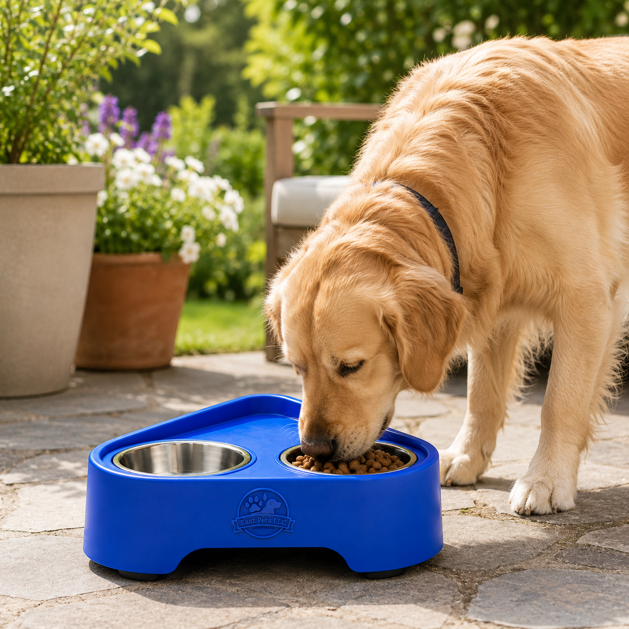 Elevated Double Pet Bowl - Image 4
